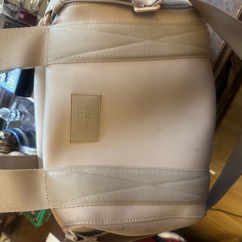 Dagne Dover Beige Satchel